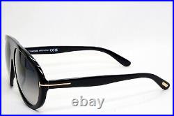 Tom Ford Sunglasses Camillo-02 Black Glossy Grey Gradient Pilot FT0988 TF988 01B Tom Ford Sunglasses Camillo-02 Black Glossy Grey Gradient Pilot FT0988 TF988 01B