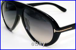 Tom Ford Sunglasses Camillo-02 Black Glossy Grey Gradient Pilot FT0988 TF988 01B Tom Ford Sunglasses Camillo-02 Black Glossy Grey Gradient Pilot FT0988 TF988 01B