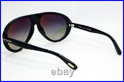 Tom Ford Sunglasses Camillo-02 Black Glossy Grey Gradient Pilot FT0988 TF988 01B Tom Ford Sunglasses Camillo-02 Black Glossy Grey Gradient Pilot FT0988 TF988 01B