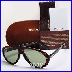 Tom Ford Sunglasses Camillo-02 Tortoiseshell Brown Green Unisex FT0988 TF988 52N