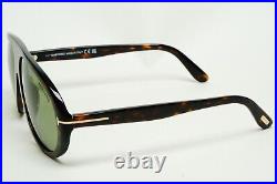 Tom Ford Sunglasses Camillo-02 Tortoiseshell Brown Green Unisex FT0988 TF988 52N