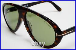 Tom Ford Sunglasses Camillo-02 Tortoiseshell Brown Green Unisex FT0988 TF988 52N