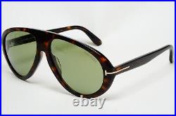 Tom Ford Sunglasses Camillo-02 Tortoiseshell Brown Green Unisex FT0988 TF988 52N