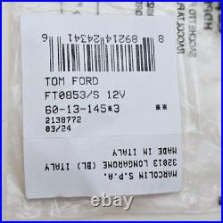 Tom Ford Sunglasses Charles-02 Gunmetal Green Blue Teal Pilot Metal TF 853 12V