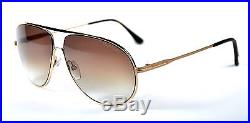 Tom Ford Sunglasses Cliff TF 450 Col. 28F Gold / Brown gradient lenses new