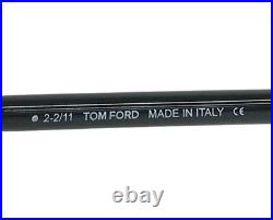 Tom Ford Sunglasses Clothilde TF162 01B Shiny Black Frames Blue Gradient Lenses