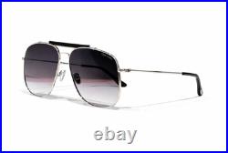Tom Ford Sunglasses Connor 02 TF557 Silver/Gray With Case New