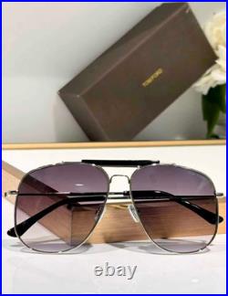 Tom Ford Sunglasses Connor 02 TF557 Silver/Gray With Case New