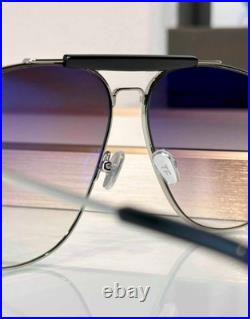 Tom Ford Sunglasses Connor 02 TF557 Silver/Gray With Case New