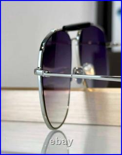 Tom Ford Sunglasses Connor 02 TF557 Silver/Gray With Case New