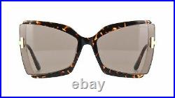 Tom Ford Sunglasses FT 0766 56J GIA Frame Havana Brown Gold TF766 New Authentic