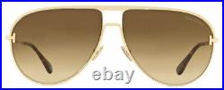 Tom Ford Sunglasses FT 0924 28F Shiny Rose Gold Brown Gradient Lenses New 60mm