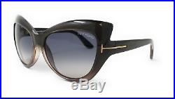 Tom Ford Sunglasses FT0284 20B Grey / Smoke Gradient Womens 59X17X130