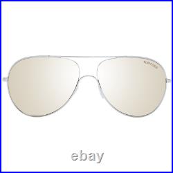 Tom Ford Sunglasses FT0695 16S 62mm Anthony Brown Mirrored Silver Pilot Metal Tom Ford Sunglasses FT0695 16S 62mm Anthony Brown Mirrored Silver Pilot Metal