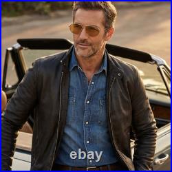 Tom Ford Sunglasses FT0771 28E 63mm Bradford Men Rose Gold Pilot-Aviator