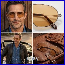 Tom Ford Sunglasses FT0771 28E 63mm Bradford Men Rose Gold Pilot-Aviator