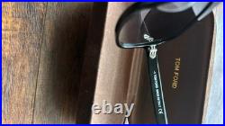 Tom Ford Sunglasses Falconer-02 TF884 02A Black to blue/smoke grey gradient