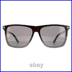Tom Ford Sunglasses Fletcher FT0832 55C Coloured Havana Grey Mirror