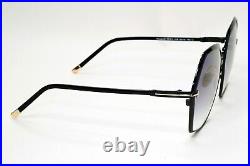 Tom Ford Sunglasses Fonda-02 Hexagon Black Grey Gradient FT0912 TF 912 01B