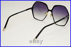 Tom Ford Sunglasses Fonda-02 Hexagon Black Grey Gradient FT0912 TF 912 01B