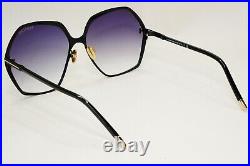 Tom Ford Sunglasses Fonda-02 Hexagon Black Grey Gradient FT0912 TF 912 01B