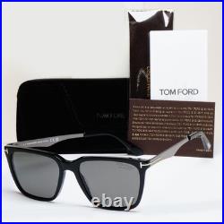 Tom Ford Sunglasses Garrett Polarized Black Grey Gunmetal FT0862 TF 862 01D 56mm