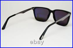 Tom Ford Sunglasses Garrett Polarized Black Grey Gunmetal FT0862 TF 862 01D 56mm