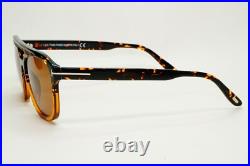 Tom Ford Sunglasses Gerrard Brown Honey Pilot Navigator FT0776 TF 776 56E 56mm