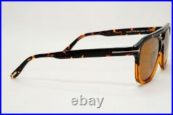 Tom Ford Sunglasses Gerrard Brown Honey Pilot Navigator FT0776 TF 776 56E 56mm