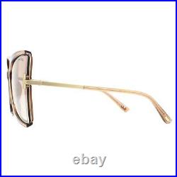 Tom Ford Sunglasses Gia FT0766 57G Shiny Beige Brown Mirror