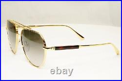 Tom Ford Sunglasses Gold Pilot Metal Brown Andes FT0670 TF 670 30B b 38157