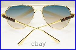 Tom Ford Sunglasses Gold Pilot Metal Brown Andes FT0670 TF 670 30B b 38157