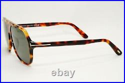 Tom Ford Sunglasses Hayes Brown Tortoiseshell Green Square FT0934 TF 934 53N