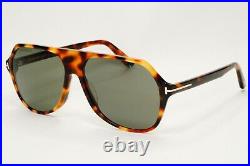 Tom Ford Sunglasses Hayes Brown Tortoiseshell Green Square FT0934 TF 934 53N