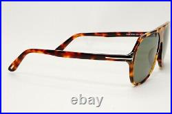 Tom Ford Sunglasses Hayes Brown Tortoiseshell Green Square FT0934 TF 934 53N