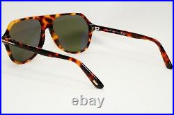 Tom Ford Sunglasses Hayes Brown Tortoiseshell Green Square FT0934 TF 934 53N