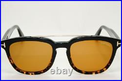 Tom Ford Sunglasses Holt Black Brown Havana Gold Bridge FT0516 TF 516 05E