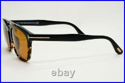 Tom Ford Sunglasses Holt Black Brown Havana Gold Bridge FT0516 TF 516 05E