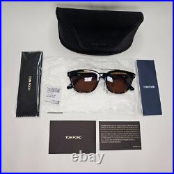Tom Ford Sunglasses Holt Black Brown Havana Gold Bridge FT0516 TF 516 05E