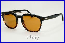 Tom Ford Sunglasses Holt Black Brown Havana Gold Bridge FT0516 TF 516 05E Tom Ford Sunglasses Holt Black Brown Havana Gold Bridge FT0516 TF 516 05E
