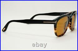 Tom Ford Sunglasses Holt Black Brown Havana Gold Bridge FT0516 TF 516 05E