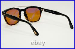 Tom Ford Sunglasses Holt Black Brown Havana Gold Bridge FT0516 TF 516 05E
