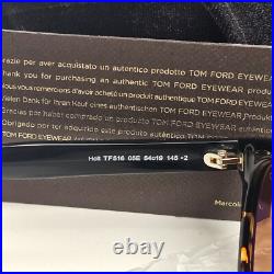 Tom Ford Sunglasses Holt Black Brown Havana Gold Bridge FT0516 TF 516 05E