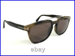 Tom Ford Sunglasses Holt TF516 55E Brown Tortoise Frames with Brown Lenses 54 mm