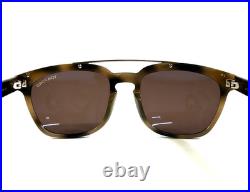 Tom Ford Sunglasses Holt TF516 55E Brown Tortoise Frames with Brown Lenses 54 mm