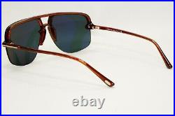 Tom Ford Sunglasses Hugo-02 Navigator Brown Dark Grey FT1003 TF 1003 45V 63mm