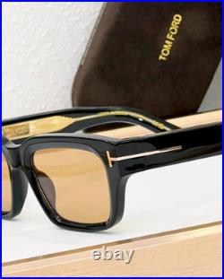 Tom Ford Sunglasses Icon Collection TF1203 Black/Yellow With Case New