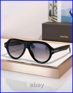 Tom Ford Sunglasses Icon Collection TF1225 Black/Gray With Case New