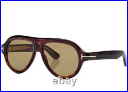 Tom Ford Sunglasses Icon Collection TF1225 Dark Havana/Brown With Case New