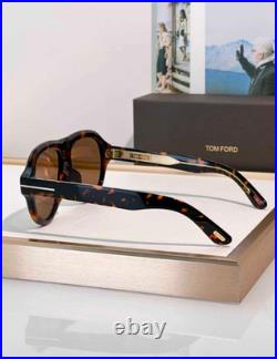 Tom Ford Sunglasses Icon Collection TF1225 Dark Havana/Brown With Case New